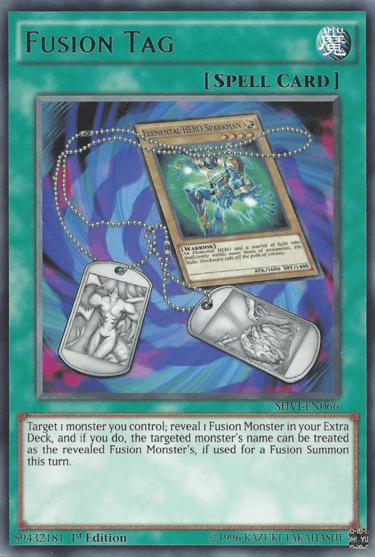 Fusion Tag [SHVI-EN066] Rare (ONLINE ORDER ONLY)