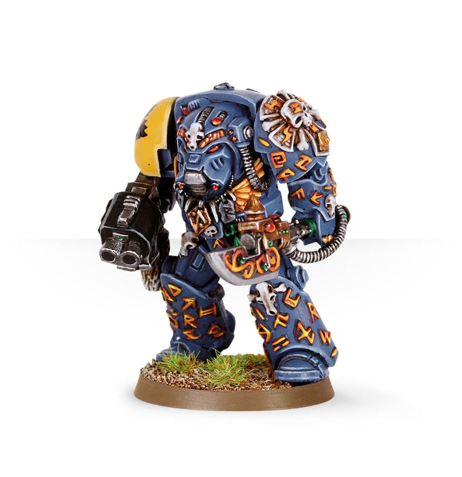 Warhammer 40K: Space Wolves - Rune Priest in Terminator Armour (ONLINE ORDER ONLY)