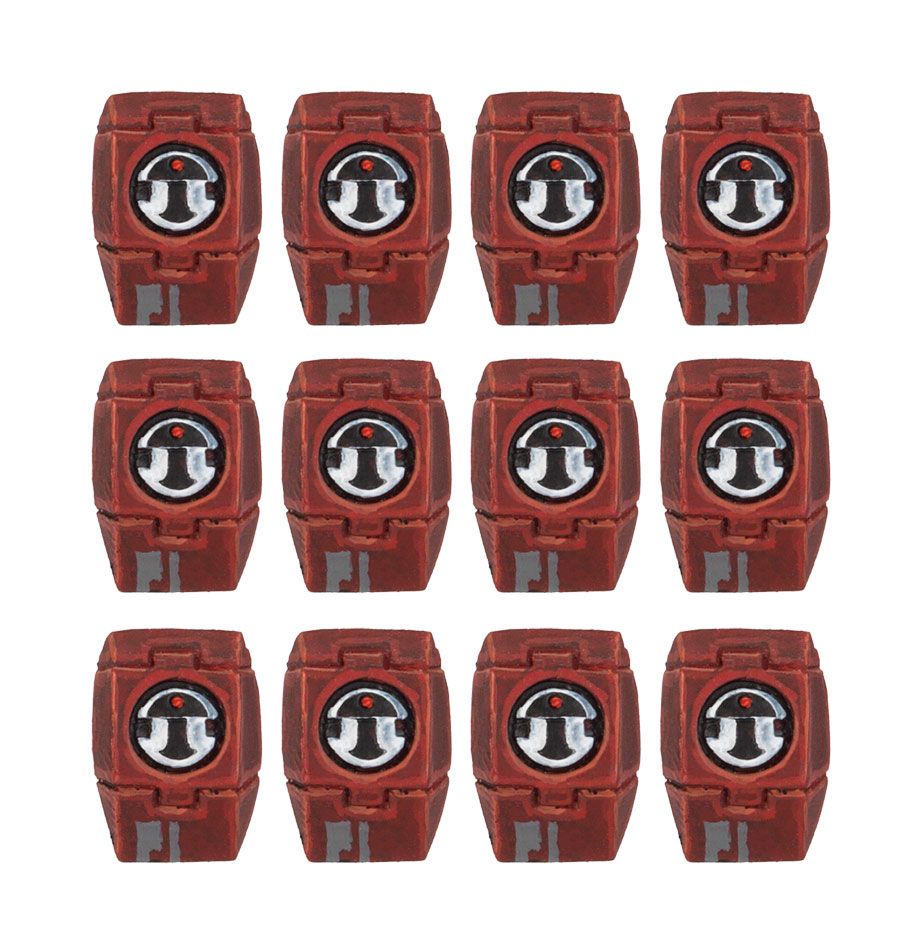 Warhammer 40K: T'au Empire - Farsight Enclave Fire Warriors Shoulder Pads (ONLINE ORDER ONLY)