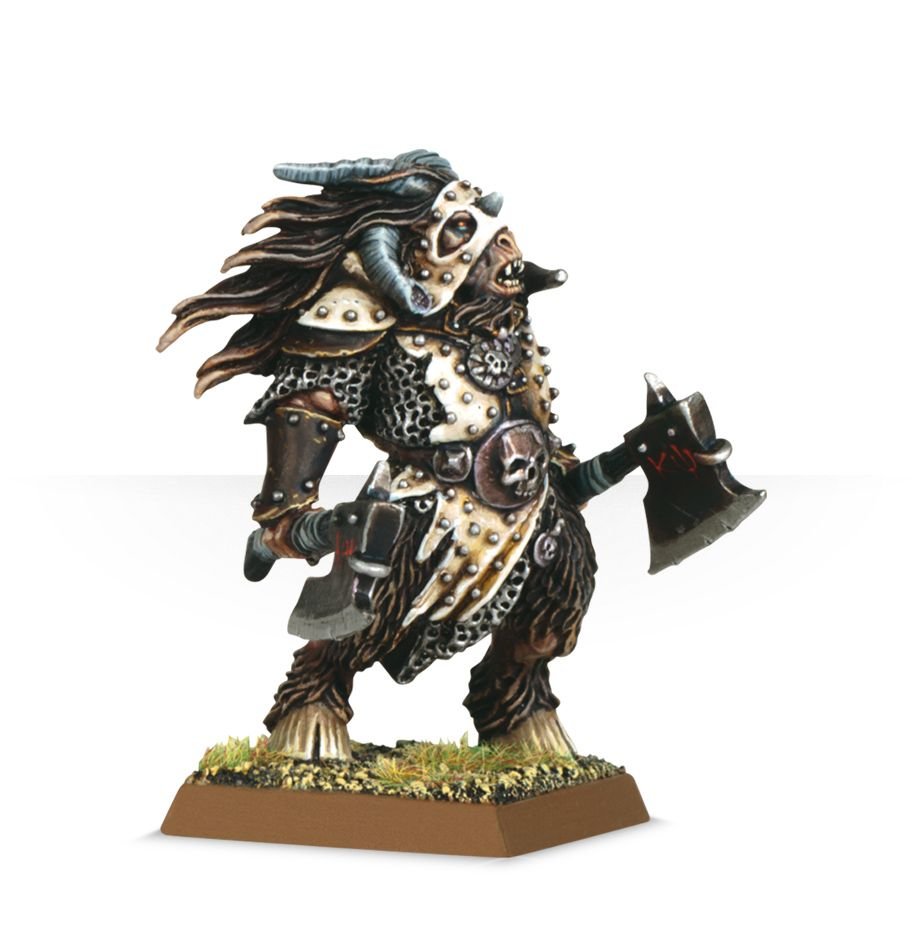 Warhammer: Beasts of Chaos - Beastlord with paired Man-ripper axes (ONLINE ORDER ONLY)