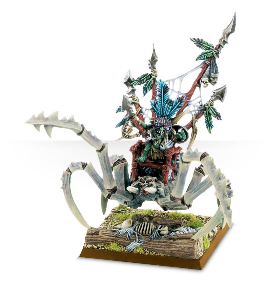 Warhammer: Gloomspite Gitz - Scuttleboss on Gigantic Spider (ONLINE ORDER ONLY)