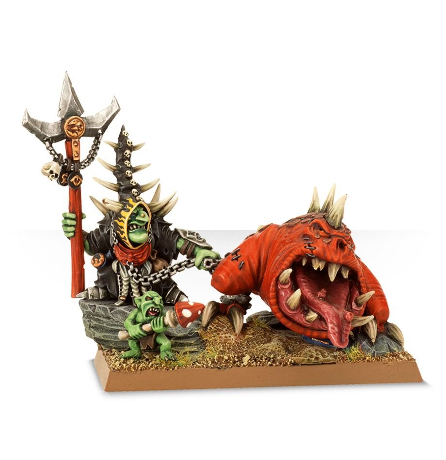 Warhammer: Gloomspite Gitz - Loonboss with Giant Cave Squig (ONLINE ORDER ONLY)