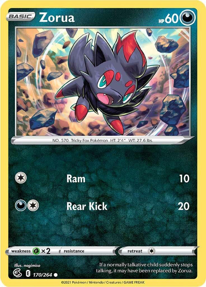 Zorua (170/264) [Sword & Shield: Fusion Strike] (Online Only)