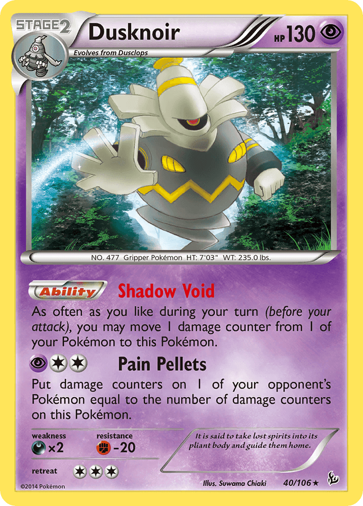 Dusknoir (40/106) [XY: Flashfire] (Online Only)