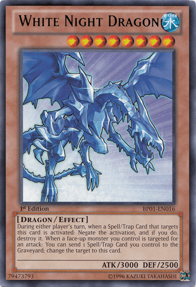White Night Dragon [BP01-EN016] Rare (ONLINE ORDER ONLY)