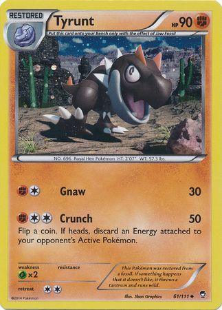 Tyrunt (61/111) (Cosmos Holo) [XY: Furious Fists] (Online Only)