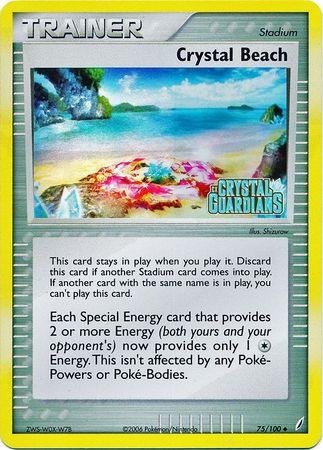Crystal Beach (75/100) (Stamped) [EX: Crystal Guardians] (Online Only)