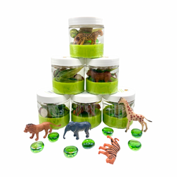 Party Animals | Wild Animals | Zoo Play Dough Party Favors (ONLINE ORDER ONLY)