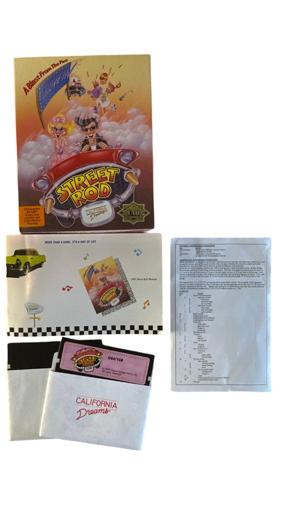 Vintage California Dreams Street Rod  - Commodore 64/128 (Online Order Only)