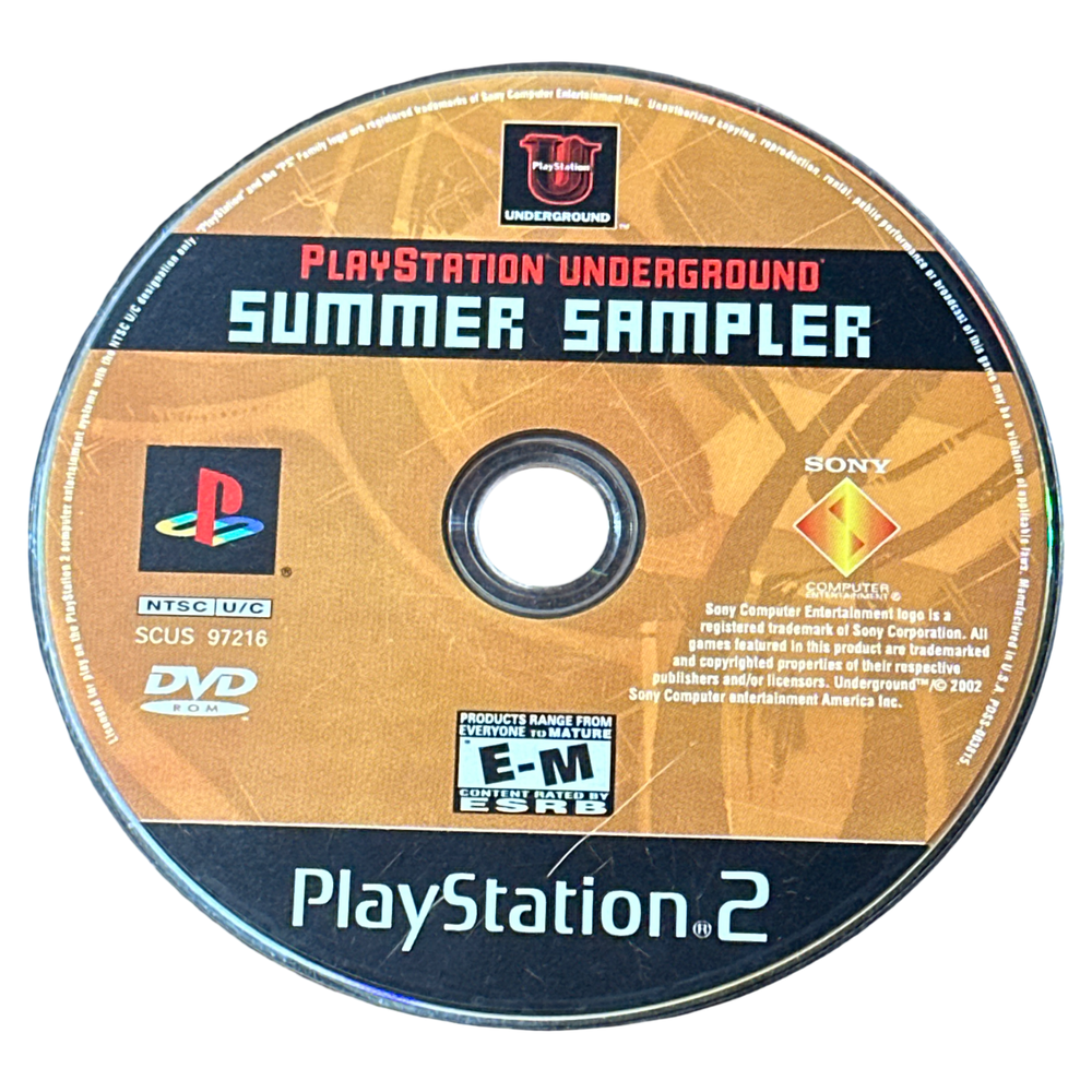 Playstation Underground Summer Sampler [2002] - Playstation 2 (ONLINE ORDER ONLY)