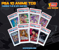 PSA 10 Anime TCG Card Mystery Grail (Online Order Only)