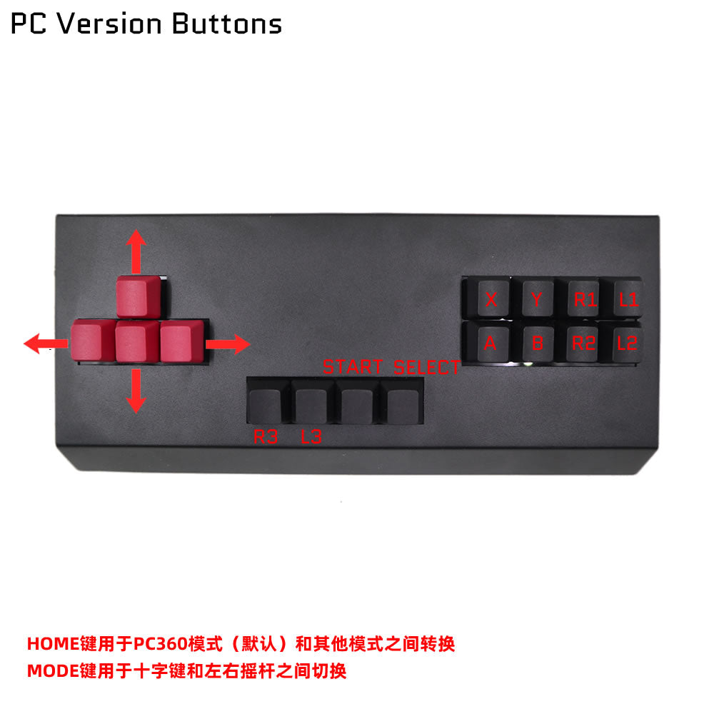 RAC-J500KM Mechanical Keyboard Fightstick Arcade Game Controller (Online Only)