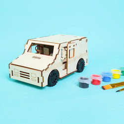 Delivery Truck STEM Kit – Build, Paint & Power a Moving Mail Truck (ONLINE ORDER ONLY)