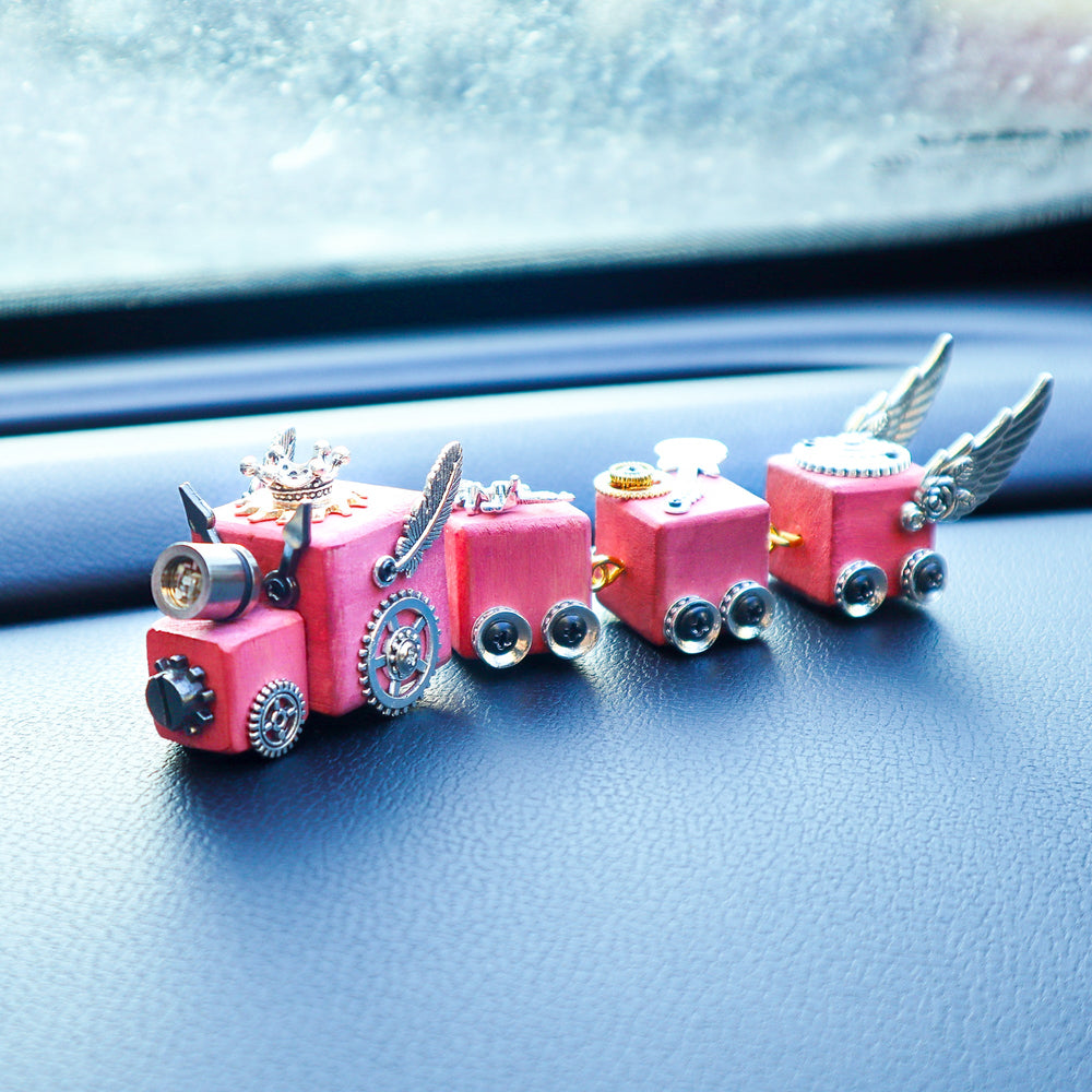 DIY Timber Train Kit – Build a Wooden Train with LED Light, Fun Accessories, Home and Office Décor (ONLINE ORDER ONLY)