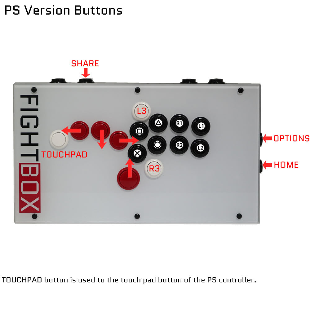 FightBox F10 Leverless Hitbox Style Arcade Controller for PS5/PC/Xbox/Switch (Online Only)
