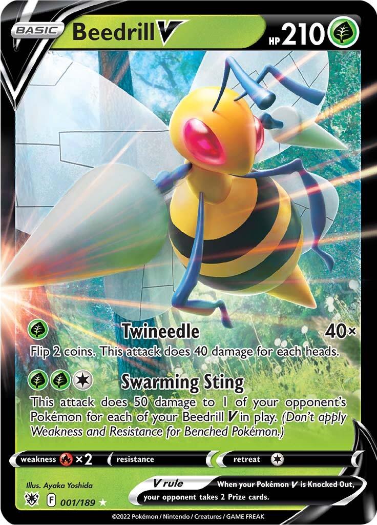 Beedrill V (001/189) [Sword & Shield: Astral Radiance] (Online Only)