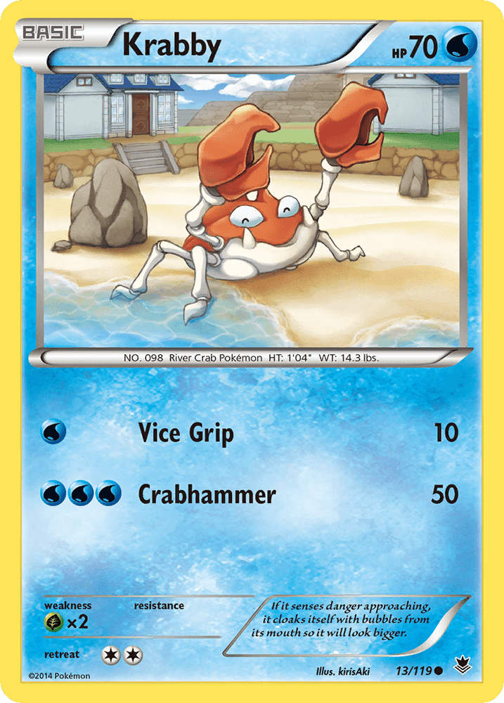 Krabby (13/119) [XY: Phantom Forces] (Online Only)