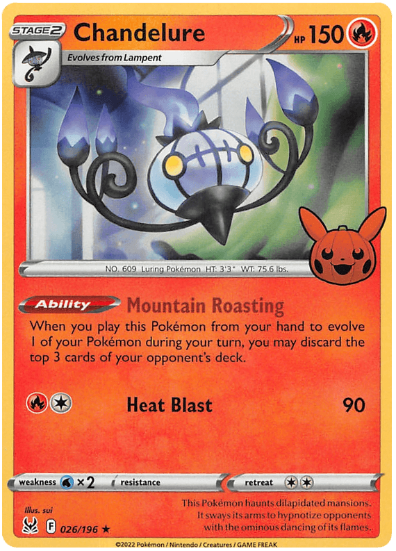 Chandelure (026/196) [Trick or Trade 2023] (Online Only)