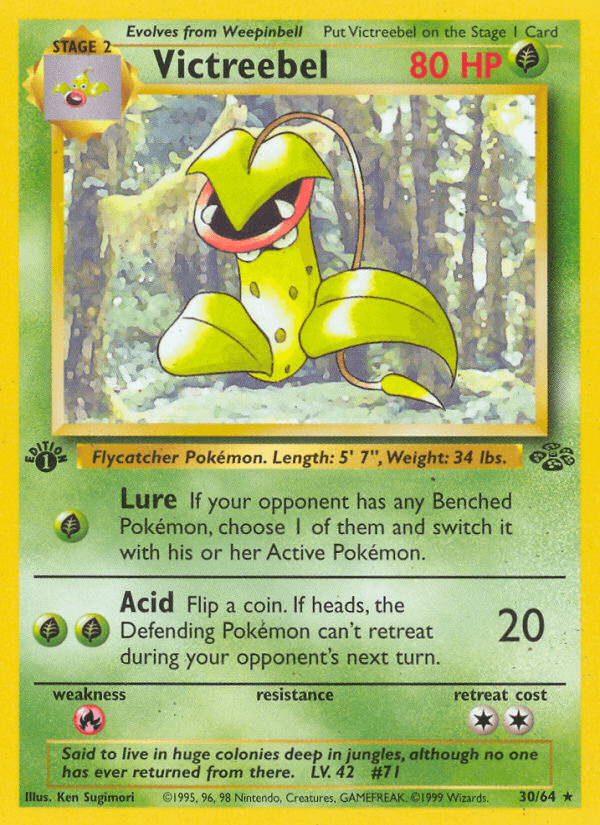 Victreebel (30/64) [Jungle 1st Edition] (Online Only)