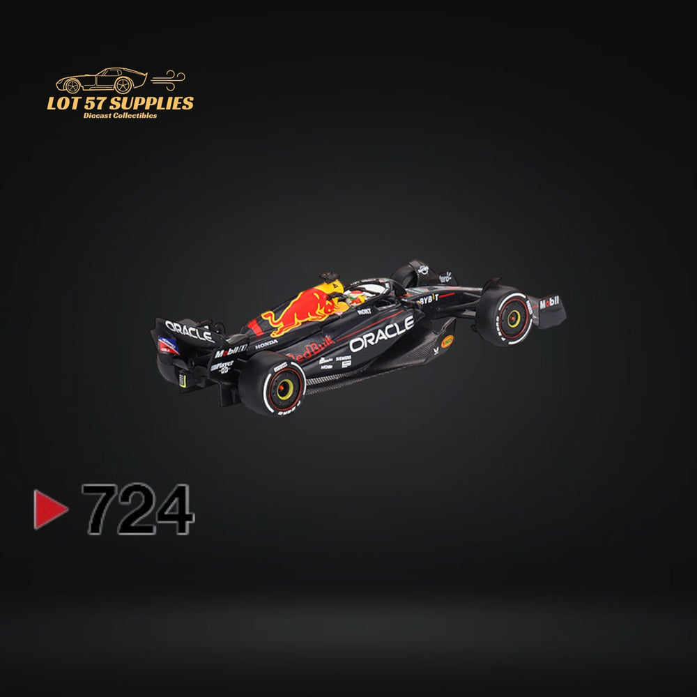 (Pre-Order) Mini-GT Oracle Red Bull Racing RB19 #1 Max Verstappen 2023 F1 2023 Bahrain GP Winner #724 1:64 MGT00724 (ONLINE ORDER ONLY)
