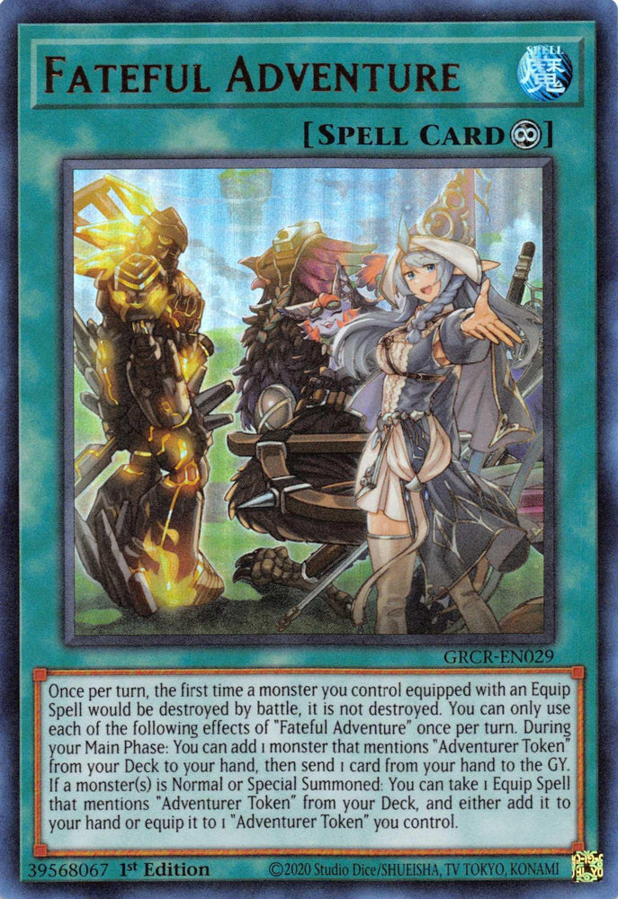 Fateful Adventure [GRCR-EN029] Ultra Rare (ONLINE ORDER ONLY)