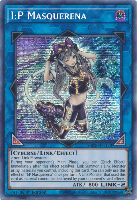 I:P Masquerena [MP20-EN178] Prismatic Secret Rare (ONLINE ORDER ONLY)