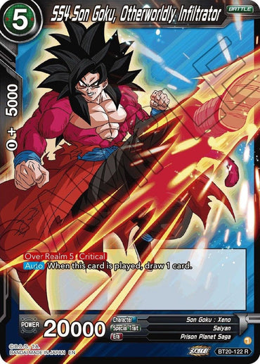 SS4 Son Goku, Otherworldly Infiltrator (BT20-122) [Power Absorbed] (ONLINE ORDER ONLY)