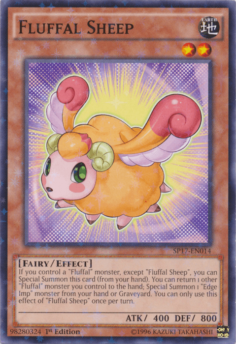 Fluffal Sheep [SP17-EN014] Starfoil Rare (ONLINE ORDER ONLY)