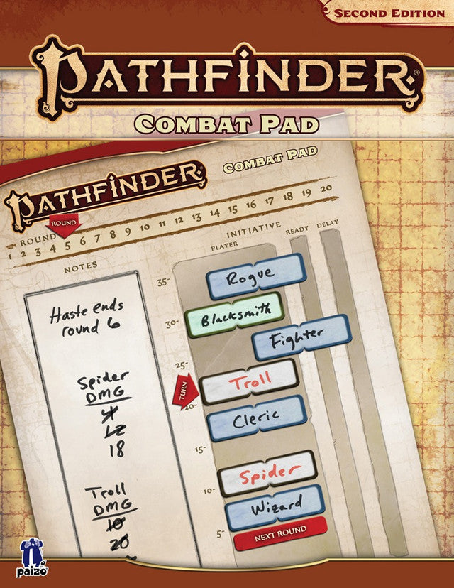 Pathfinder - Combat Pad 2nd Edition (Online Order Only)