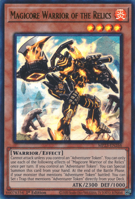 Magicore Warrior of the Relics [MP23-EN266] Ultra Rare (ONLINE ORDER ONLY)