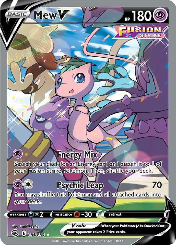 Mew V (251/264) [Sword & Shield: Fusion Strike] (Online Only)