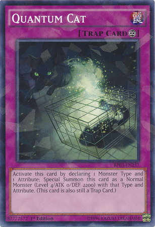 Quantum Cat [BP03-EN237] Shatterfoil Rare (ONLINE ORDER ONLY)