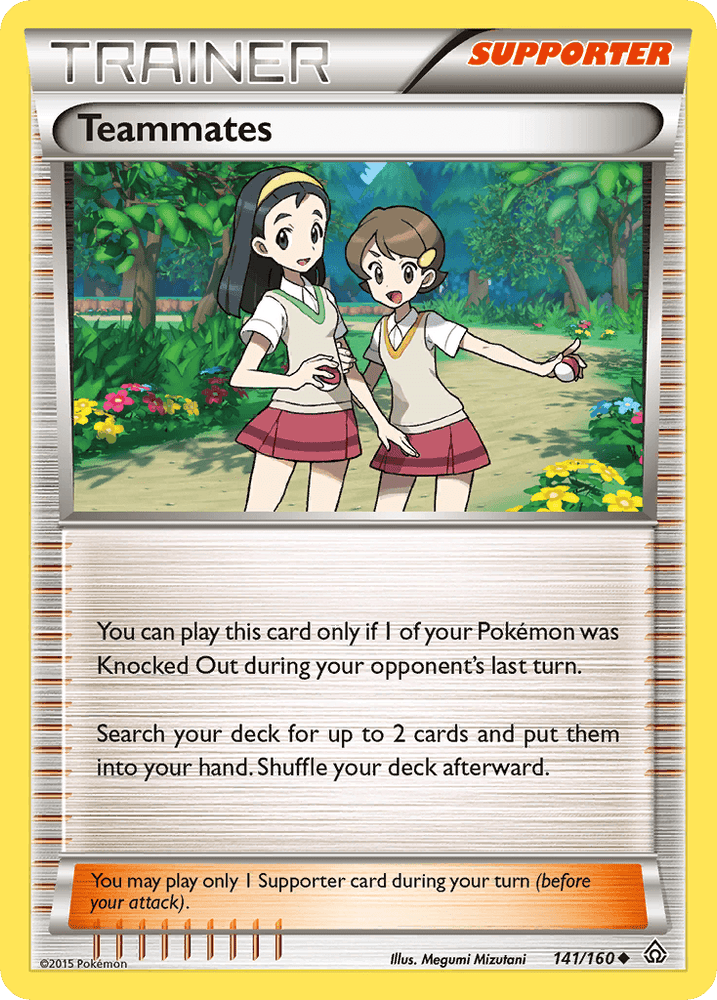 Teammates (141/160) [XY: Primal Clash] (Online Only)