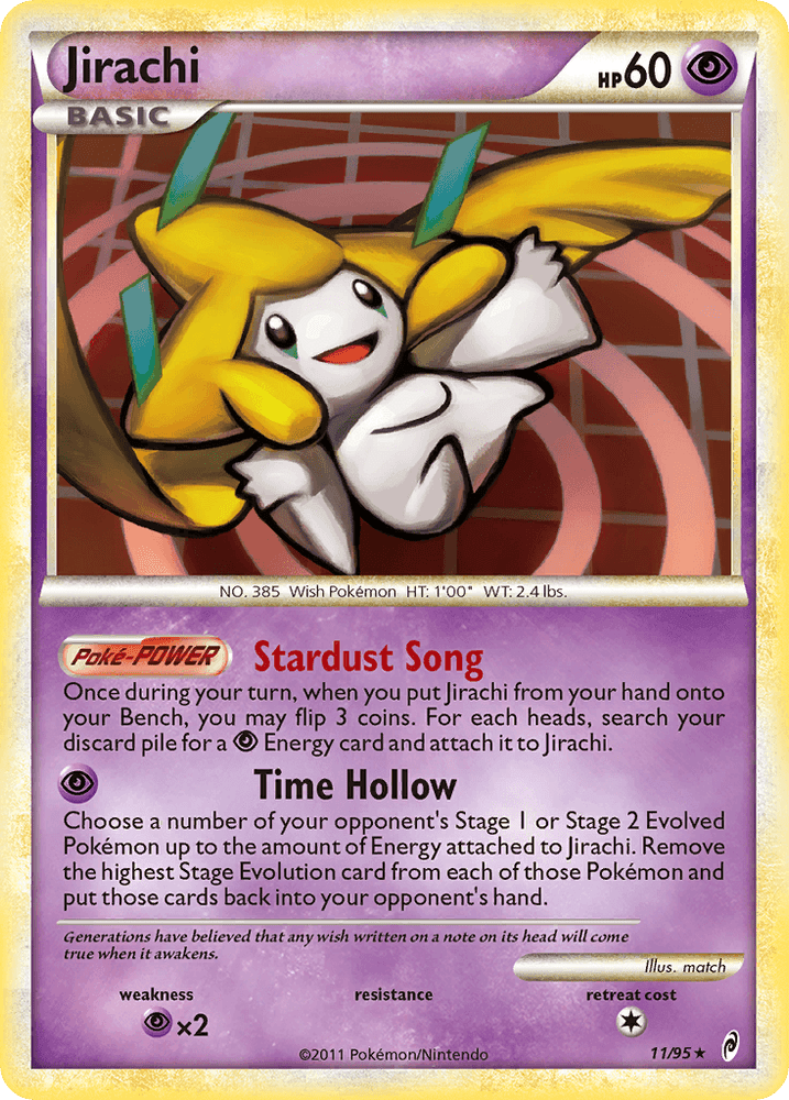 Jirachi (11/95) [HeartGold & SoulSilver: Call of Legends] (Online Only)