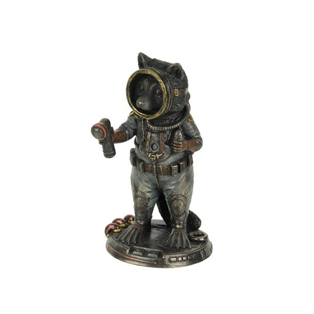 Frogman Cadet Navy Diver Raccoon Statue (ONLINE ORDER ONLY)