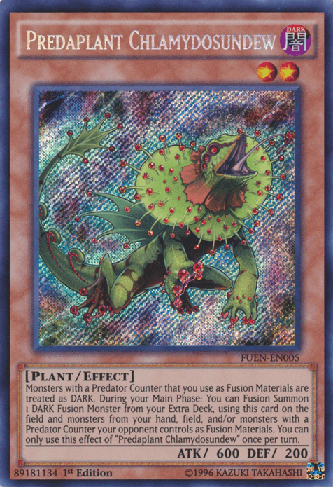 Predaplant Chlamydosundew [FUEN-EN005] Secret Rare (ONLINE ORDER ONLY)