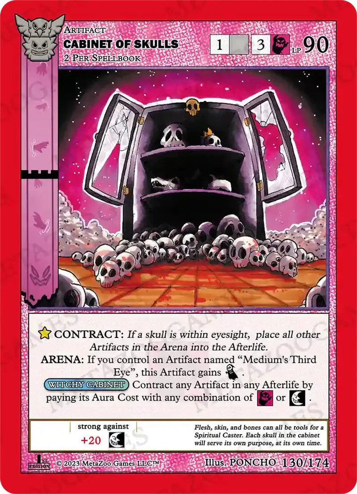 Cabinet of Skulls [Native: First Edition] (ONLINE ORDER ONLY)