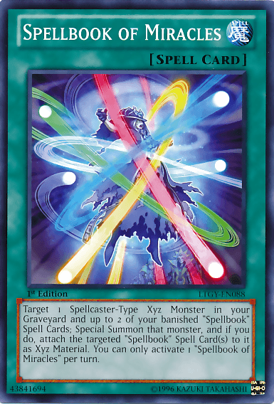 Spellbook of Miracles [LTGY-EN088] Common (ONLINE ORDER ONLY)