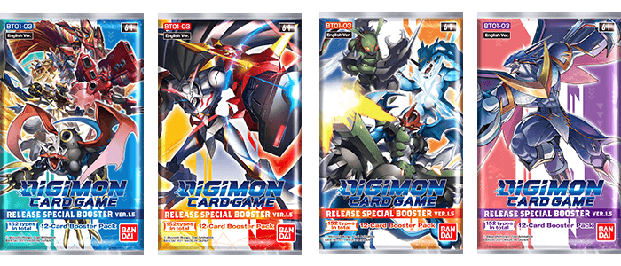 Release Special Booster Ver.1.5 - Booster Pack [BT01-03] (Online Order Only)
