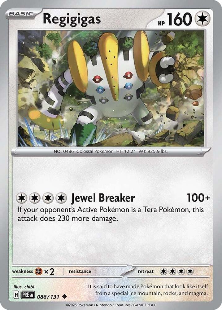 Regigigas (086/131) [Scarlet & Violet: Prismatic Evolutions] (Online Only)