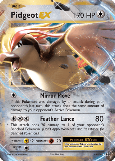 Pidgeot EX (64/108) [XY: Evolutions] (Online Only)