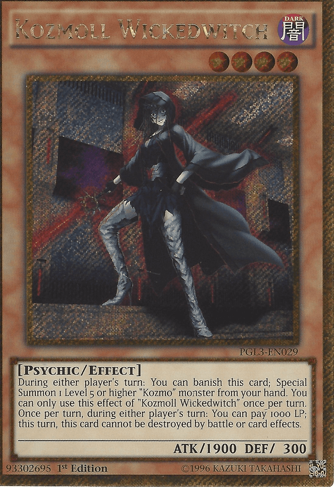 Kozmoll Wickedwitch [PGL3-EN029] Gold Secret Rare (ONLINE ORDER ONLY)