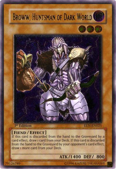 Broww, Huntsman of Dark World [EEN-EN021] Ultimate Rare (ONLINE ORDER ONLY)