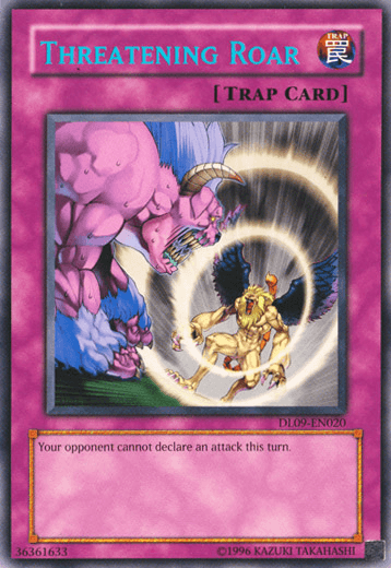 Threatening Roar (Blue) [DL09-EN020] Rare (ONLINE ORDER ONLY)