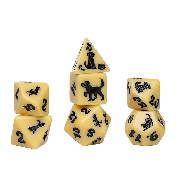 7-Die Set Animals - Golden Pup (ONLINE ORDER ONLY)
