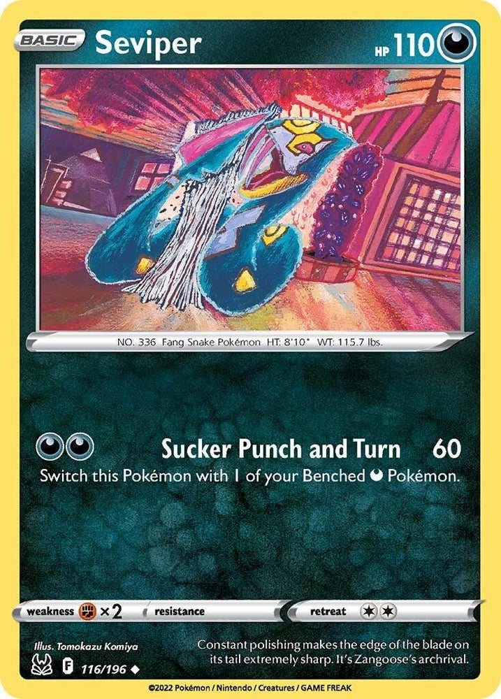Seviper (116/196) [Sword & Shield: Lost Origin] (Online Only)