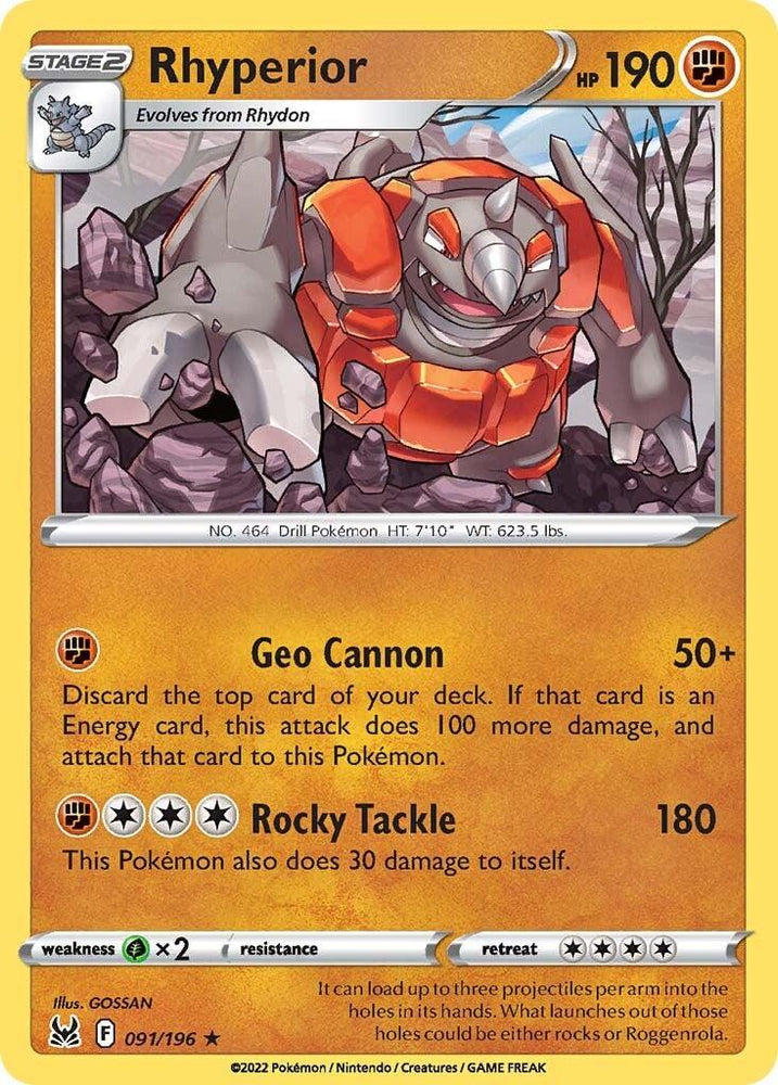Rhyperior (091/196) [Sword & Shield: Lost Origin] (Online Only)