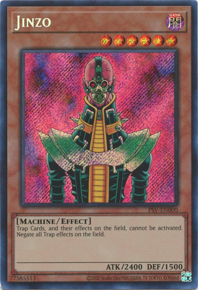 Jinzo (25th Anniversary) [PSV-EN000] Secret Rare (ONLINE ORDER ONLY)