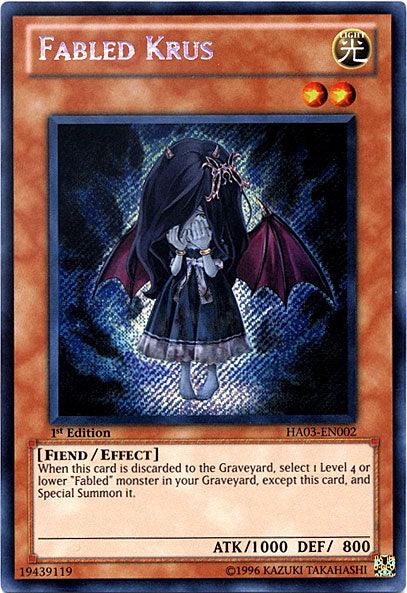Fabled Krus [HA03-EN002] Secret Rare (ONLINE ORDER ONLY)