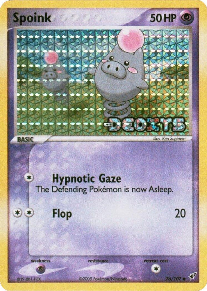 Spoink (76/107) (Stamped) [EX: Deoxys] (Online Only)